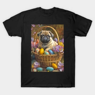 Pug Dog Easter Card T-Shirt